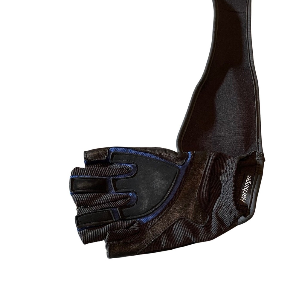 Harbinger Fitness Weight Lifting Gloves with Wrist Support Wrist Wraps Size Lg - Picture 6 of 7